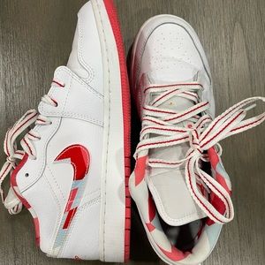 Hardly worn youth size 6.5 Air Jordan low 1s